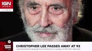 Screen Legend Christopher Lee Has Died at 93 - IGN News