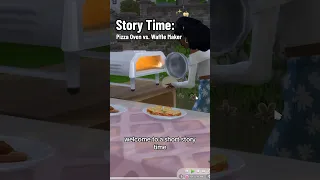 Story Time: Pizza Oven vs Waffle Maker | The Sims 4 Home Chef Hustle #sims4 #thesims4 #shorts