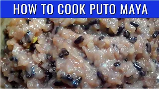 Easy Puto Maya Recipe | How To Cook Puto Maya | Black and White Sticky Rice |@PinoyAtHeartAdventures