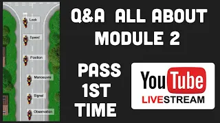 LIVE - STREAM Discussing Everything About Your Module 2 Motorbike Test