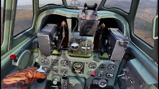 Бой на истребителе Зеро A6M5 Ko в локации Халкин-Гол в VR шлеме в War Thunder. СБ режим.
