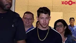 Nick Jonas Arrives With His Family To Priyanka Chopra's Residence For Engagement Party