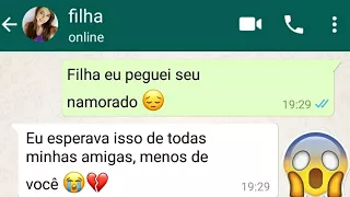 A mãe pegou o namorado da filha 😨😭😱