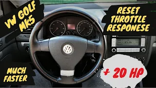 VW Golf MK5 1.9 TDI How To Reset Your Throttle For Better Performance