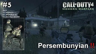 Mengepung Tempat Persembunyian - CALL OF DUTY 4 Modern Warfare - Part 5