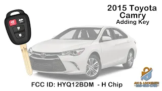 Step-by-Step Guide: Cutting and Programming Key for 2015 Toyota Camry | DIY Car Key Replacement