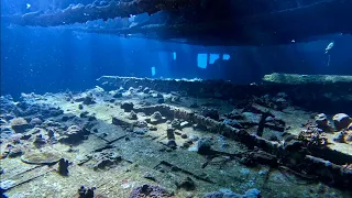 Chrisoula K - a shipwreck full of tiles - Abu Nuhas