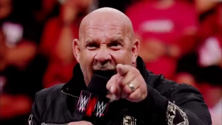 Goldberg vs Brock Lesnar survivor series 2016 promo