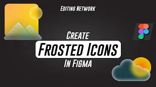 Frosted Glass Icons In Figma | Figma Tutorials | Editing network | #youtube #design #figma | SDJ