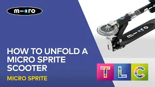 How to unfold a Micro Sprite scooter