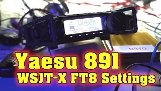 Yaesu FT-891 + WSJT + FT8 Digital on Raspberry Pi 4
