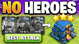 Best TH12 No Heroes Attack Strategy in Coc - 3 Star TH12 without Heroes in Clash of Clans