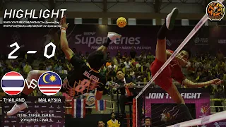 [HIGHLIGHTS MAN MEN'S FINAL] MALAYSIA VS THAILAND | ISTAF SUPER SERIES THAILAND 2014/2015 FINALS