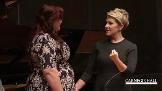 Joyce DiDonato Master Class October 2016: Mozart’s “Non mi dir” from Don Giovanni