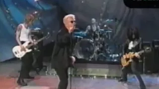 Billy Idol Steve Stevens  Matt Sorum & Duff McKagan performing circa xmas 1995