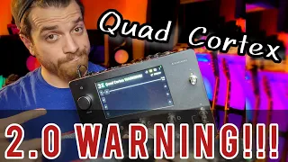 A warning about the new Neural Quad Cortex update 2.0
