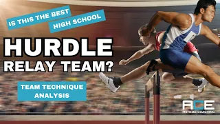 Hurdle Relay Race | Shuttle Hurdle Relay | Hurdle Relay Team Technique Analysis