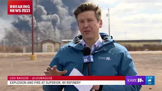 Oil refinery explosion rocks Superior, Wis. area