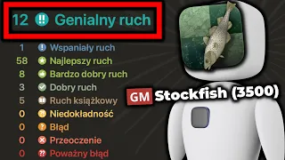 Genialna partia STOCKFISHA! DWANAŚCIE genialnych xD