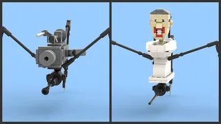 CAMERA STRIDER vs SPIDER SBIKIDI TOILET LEGO