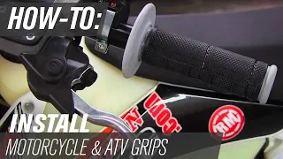 How To Remove and Install Dirt Bike and ATV Grips