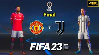 FIFA 23 - MANCHESTER UNITED vs. JUVENTUS - UEFA Europa League Final 2022/23 - PS5™ [4K]