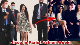 210928 BLACKPINK's Jisoo in Paris Fashion Week for Dior 2022 Summer Collection Show