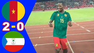 Cameroun 🆚 Guinée équatoriale 2 - 0 Résumé de la rencontre - Éliminatoires CHAN Algérie 2023