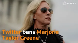 Twitter bans Marjorie Taylor Greene