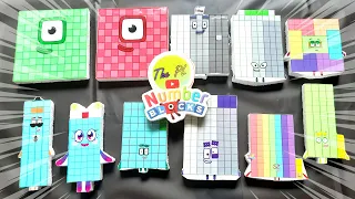 COMPILATION Numberblocks  100 v Alphablocks Real ASMR Shot Gun - Satifying Video @ThePLNumberblocks