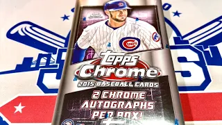 2015 TOPPS CHROME HOBBY BOX OPENING!  (Throwback Thursday)