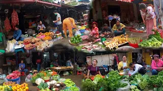 Cambodian Routine Fresh Market Food Compilation - Best Cambodian Market Today