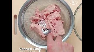 Making Burger with Canned Tuna by Chef Bao