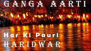 Ganga Aarti at Har Ki Pauri Ghat, Haridwar, Uttarakhand, India