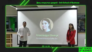 Презентація SoMo Bot в Unit school of business.