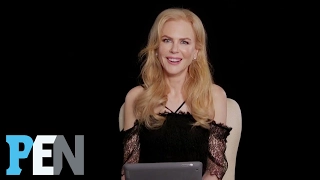 What Nicole Kidman's Thinking When The Camera's On Her At An Award Show | PEN | Entertainment Weekly