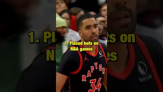 Jontay Porter is BANNED from the NBA 🚨 #shorts #basketball #nba #raptors #highlights #betting