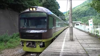 XAVC4K 上越線 湯檜曽駅  快速やまどりループ到着 Yubiso Station