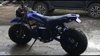 Самодельный мотоцикл с нуля / Homemade bike with fat wheels /07.05.19