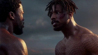 Black Panther VS Killmonger First Fight scene (HD)