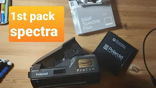 My First Polaroid Spectra B&W Pack - My Experience