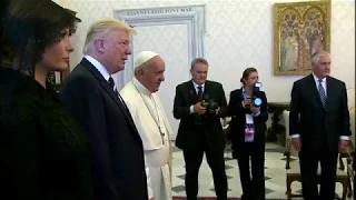 WATCH: President Trump Visits Pope Francis At The Vatican