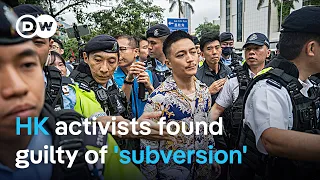 Hong Kong: Democracy activists convicted in landmark ruling | DW News