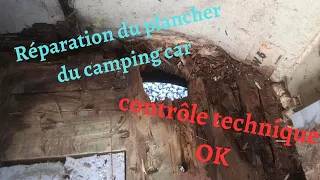 Comment réparer un plancher HS de camping car