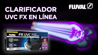 Clarificador de agua con luz UVC para TODOS los filtros externos | Fluval FX UVC Pro