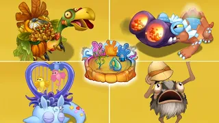 [OLD] Fire Oasis - All Monsters Sounds & Animations in ver 3.9.2 | My Singing Monsters