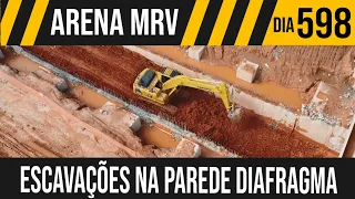 ARENA MRV | 6/8 ESCAVAÇÕES NA PAREDE DIAFRAGMA | 09/12/2021