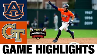 Auburn vs Georgia Tech Highlights | NCAA Baseball Highlights | 2024 College Baseball