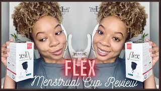 FIRST TIME USING A MENSTRUAL CUP| FLEX CUP REVIEW