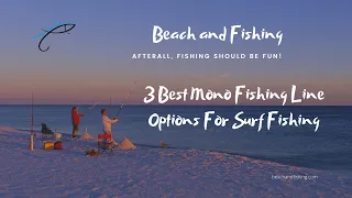 3 Best Mono Fishing Line Options For Surf Fishing